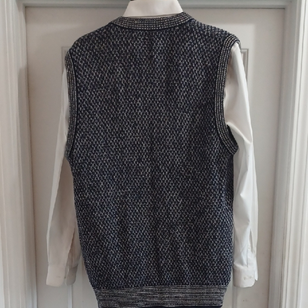 Grand Slam Tour Navy & White Knit Vest - Picture 6 of 6